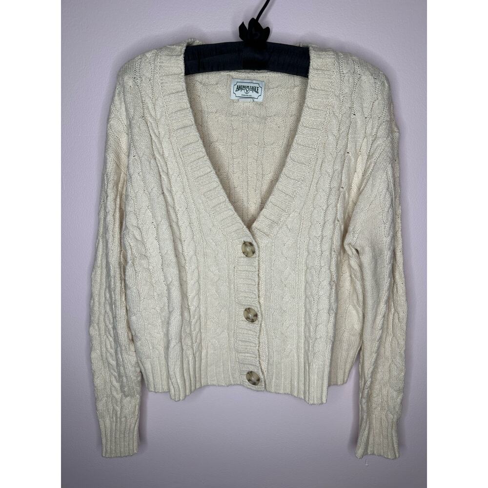 American Eagle Beige Women’s Sweater Cardigan
